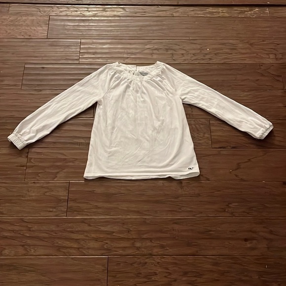 Vineyard Vines Other - Vineyard Vines Girl’s Gathered Neck Long Sleeve Shirt Size M